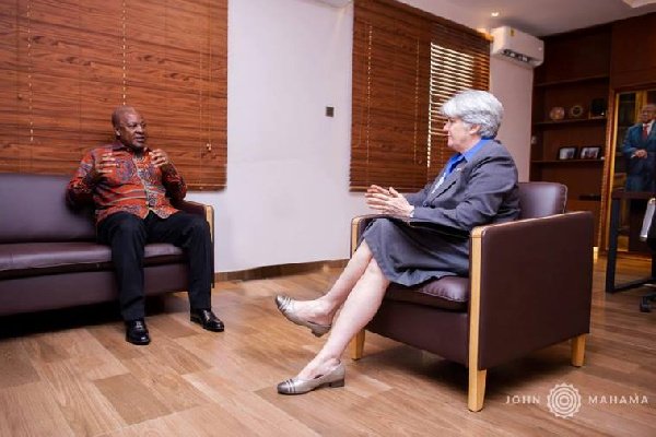 Mahama talks Ayawaso West Wuogon violence with US, Japan envoys