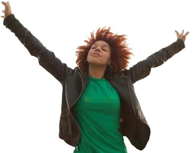 Happy woman