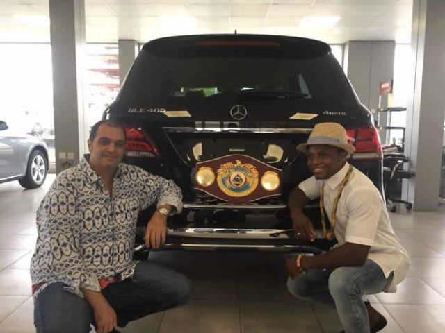 Boxing: Isaac Dogboe gets brand new Mercedes Benz from Silver Star Auto