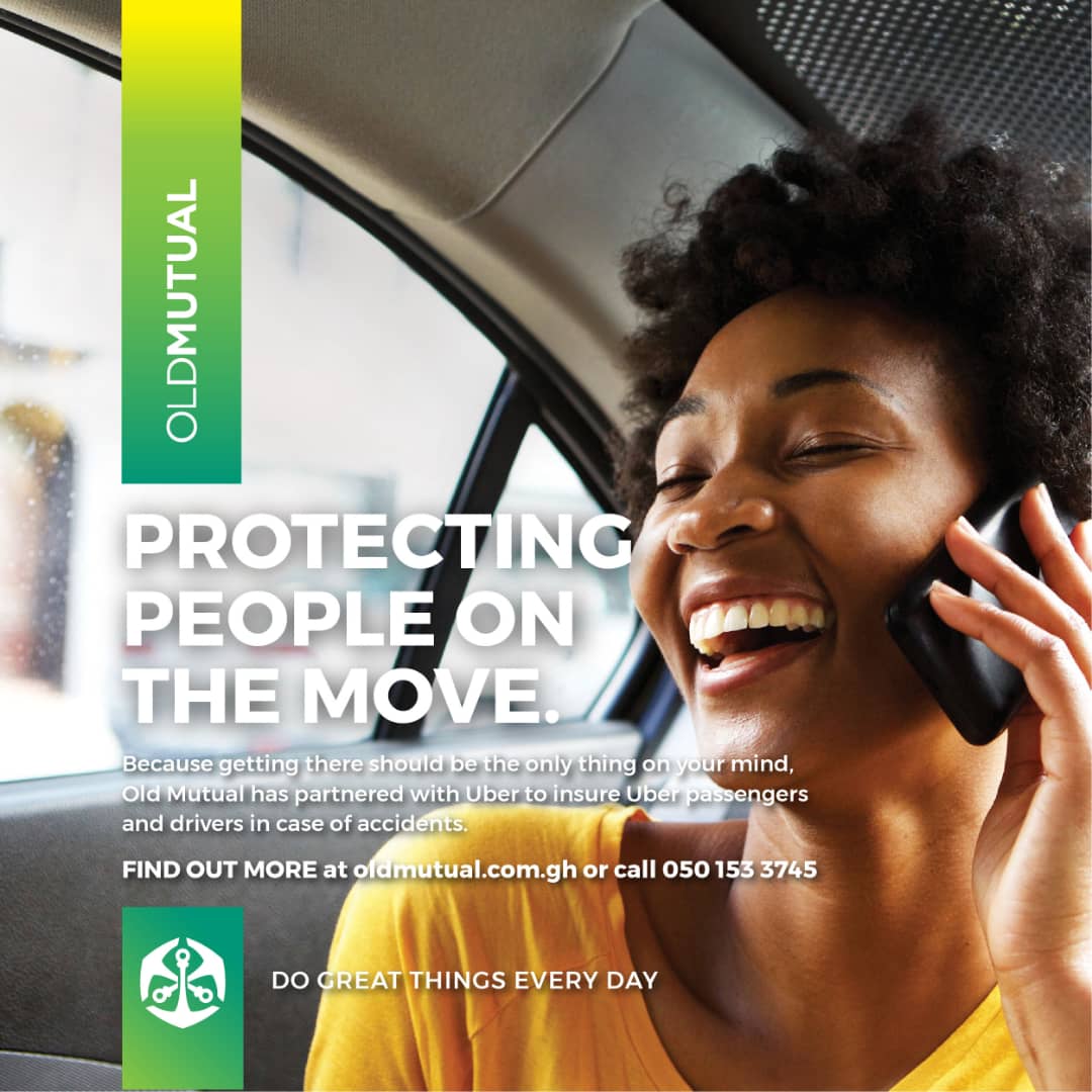 UBER, Old mutual Ghana offer drivers, riders insurance cover