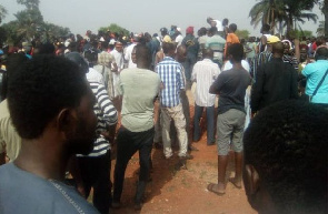 Video: Victim of NDC office shooting buried amid tension at Tafo