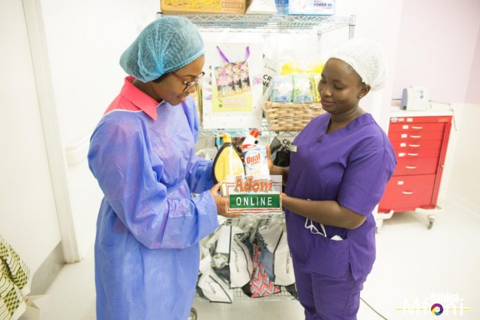 Popular Adom TV/Radio host surprises first-time mothers on Mothers’ Day