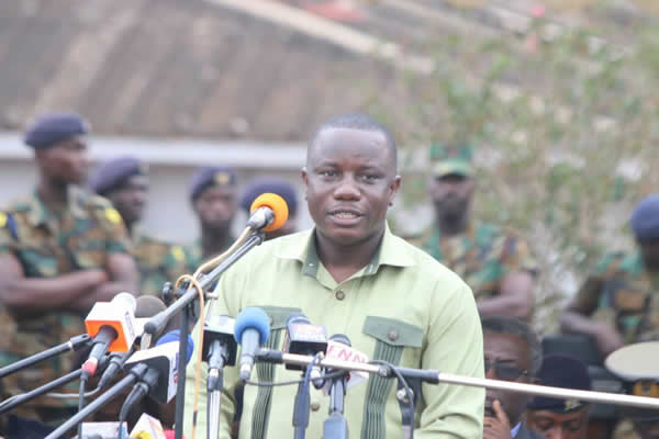 Defence minister, Dominic Nitiwul Defence minister, Dominic Nitiwul