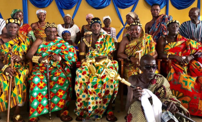 Asamoah Gyan enstooled as Chief in Hohoe