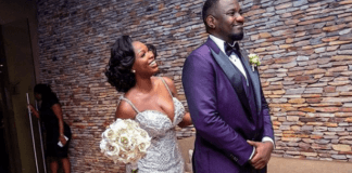John Dumelo and wife in a post-wedding shoot