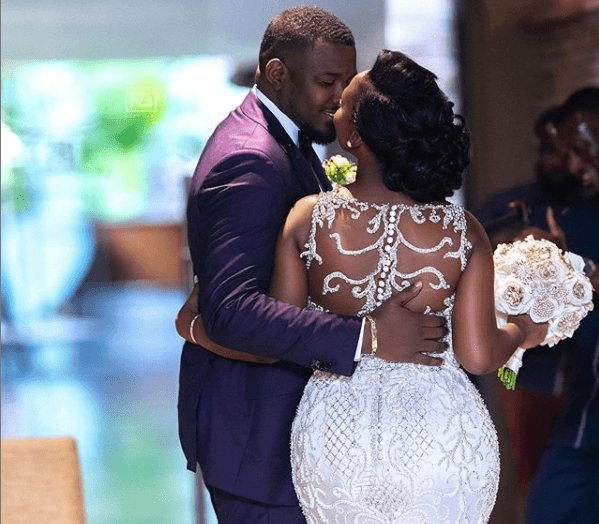 John Dumelo and wife showing backside