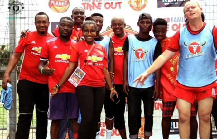 Manchester United fans in Ghana