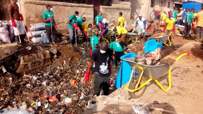 Zoomlion, Wash Africa clean Nima; sensitise residents