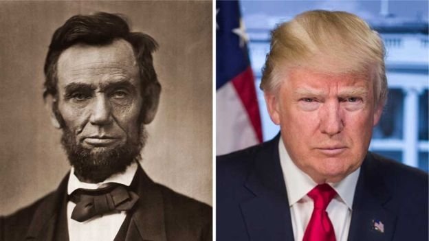 Trump and Abe Lincoln Trump and Abe Lincoln