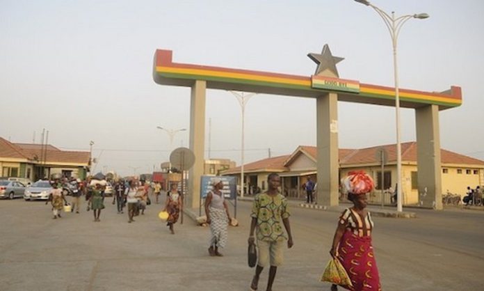 Ghana Togo border Ghana Togo border
