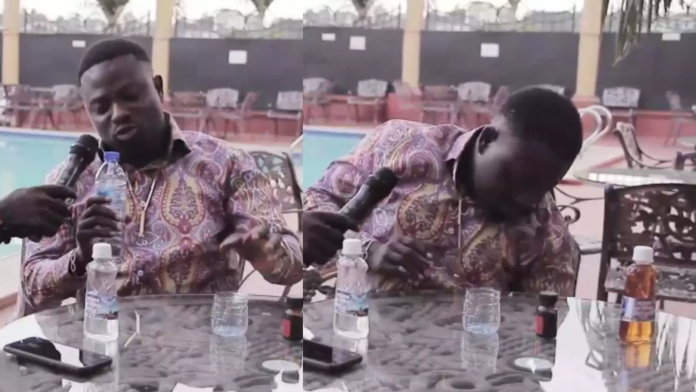 Brother Sammy advertising his Divine Healing Water