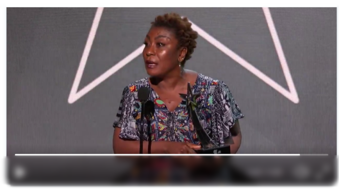 Burna Boy's mom gives speech at BET Awards 2019