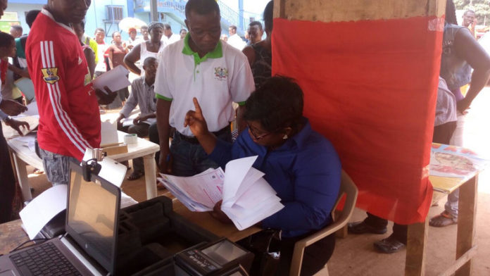 Limited voter registration registration