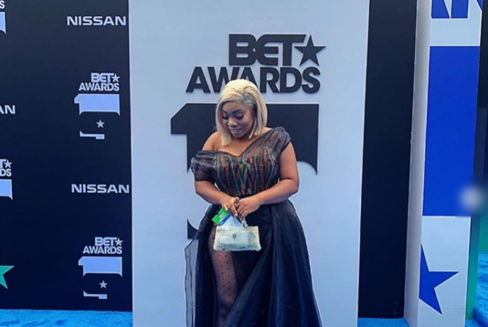 Moesha Boduong at 2019 BET Awards in California, USA