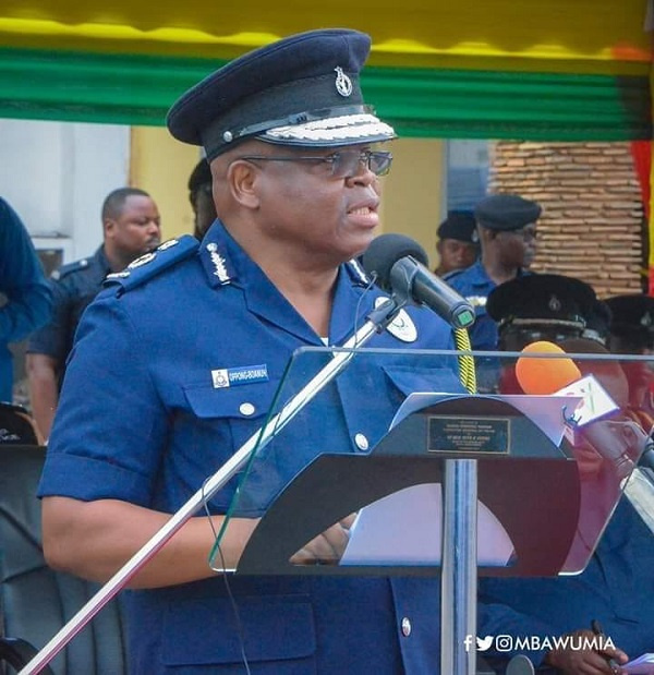 The Inspector-General of Police, Mr James Oppong-Boanuh The Inspector-General of Police, Mr James Oppong-Boanuh