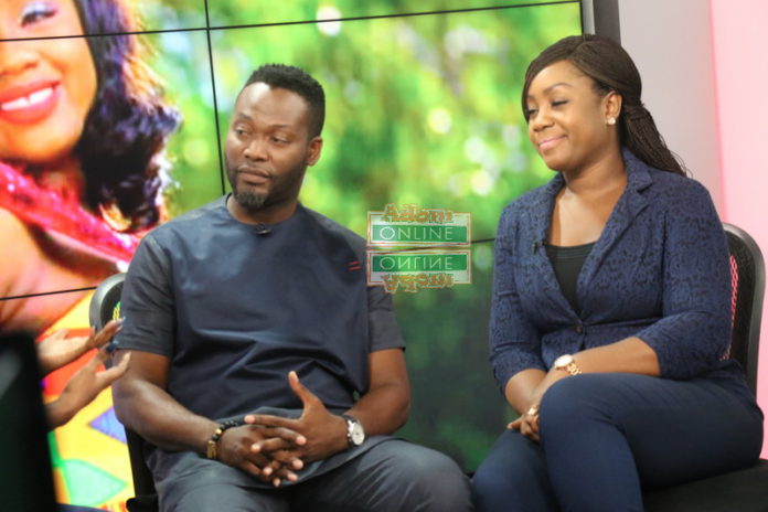 Ace Actor, Adjetey Anang and wife Elorm Anang Ace Actor, Adjetey Anang and wife Elorm Anang