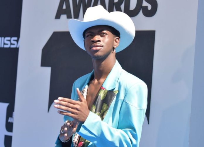 Lil Nas X arrives at the BET Awards on Sunday, June 23, 2019 in Los Angeles.