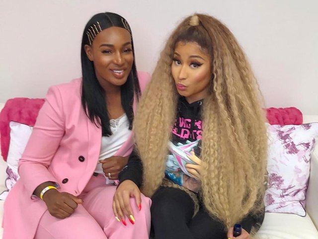 Nana Fofie (left) open Nicki Minaj's concert in Holland during her (Nicki) Europe Tour