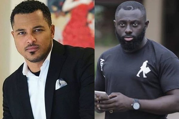 Van Vicker (L) and Kofi Asamoah Van Vicker (L) and Kofi Asamoah