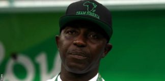 Samson Siasia coached Nigeria as they won bronze at the 2016 Olympics in Rio.