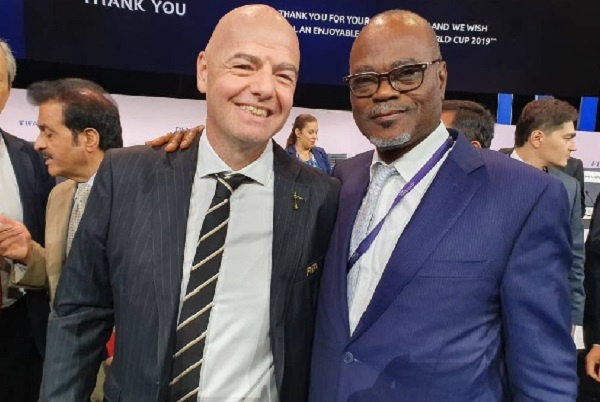 DR KOFI AMOAH AND GIANNI INFANTINO (1)