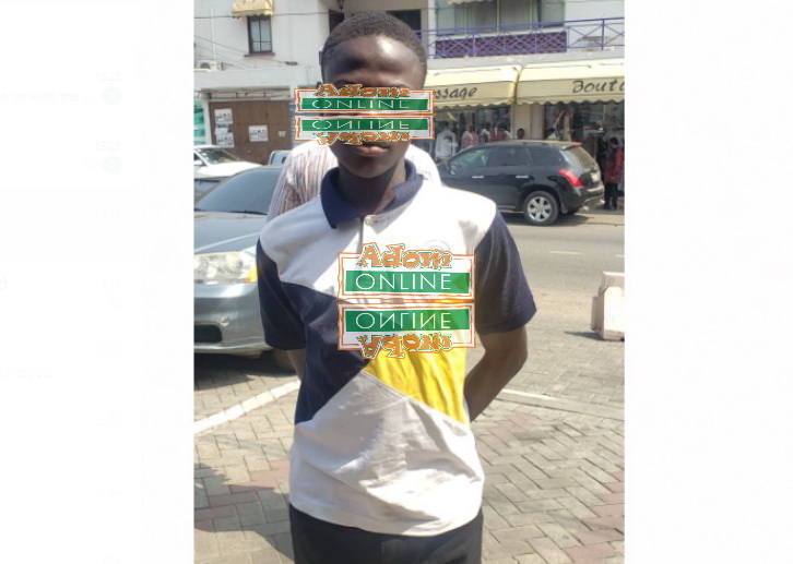 Photos+Audio: Boy, 13, narrates how he escaped from a kidnapper at Gomoa