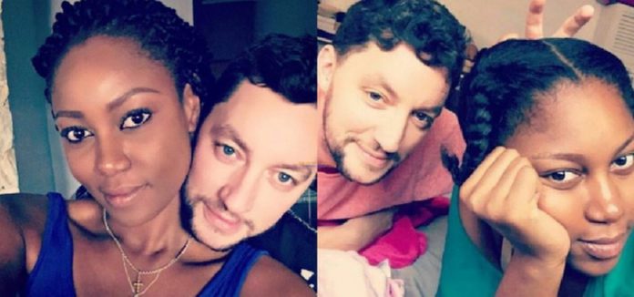 Yvonne Nelson and her British national baby daddy, Jamie Roberts (Copy)