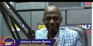 Asiedu Nketia General Secretary of NDC