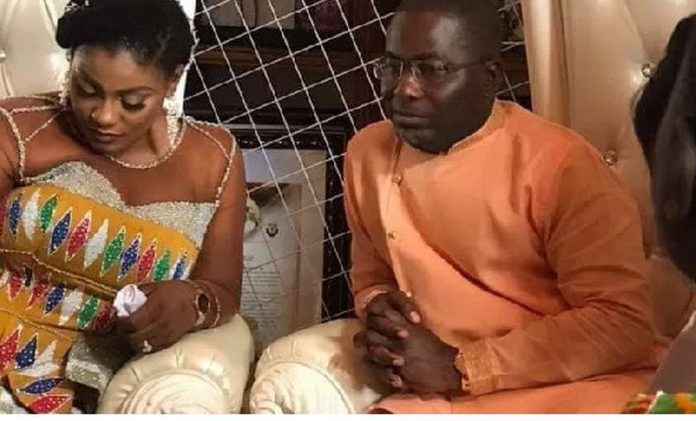 Charles Cromwell Nanabanyin with his newly wedded wife, Deputy Information Minister Nana Dokua Asiam Charles Cromwell Nanabanyin with his newly wedded wife, Deputy Information Minister Nana Dokua Asiam