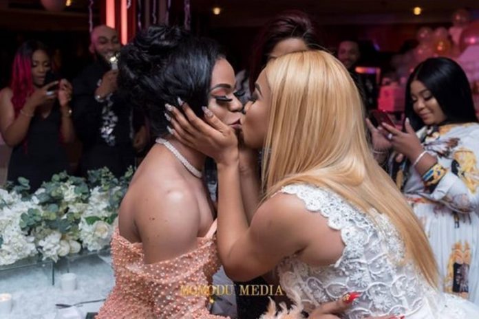 Bobrisky and Tonto Dikeh Bobrisky and Tonto Dikeh