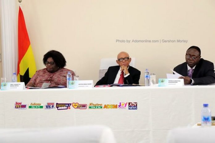 Emile Short Commission: Law professor, Henrietta Mensa-Bonsu; retired Supreme Court judge, Francis Emile Short and retired IGP, Patrick Kwarteng Acheampong. Emile Short Commission: Law professor, Henrietta Mensa-Bonsu; retired Supreme Court judge, Francis Emile Short and retired IGP, Patrick Kwarteng Acheampong.