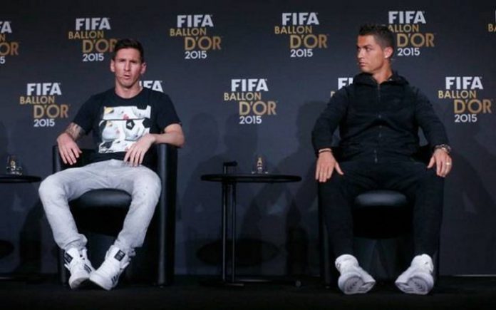 Messi and Ronaldo Messi and Ronaldo