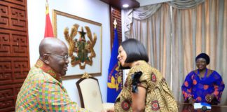 Akufo Addo and Jean Mensah EC