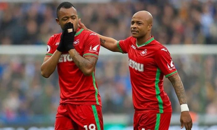 Jordan and Andre Ayew Jordan and Andre Ayew