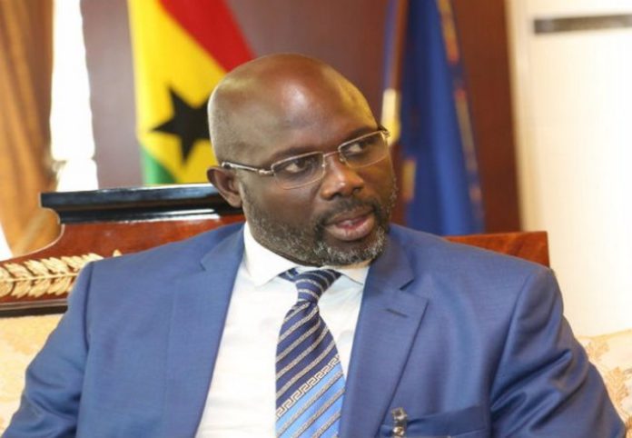 Liberia's President George Weah Liberia's President George Weah