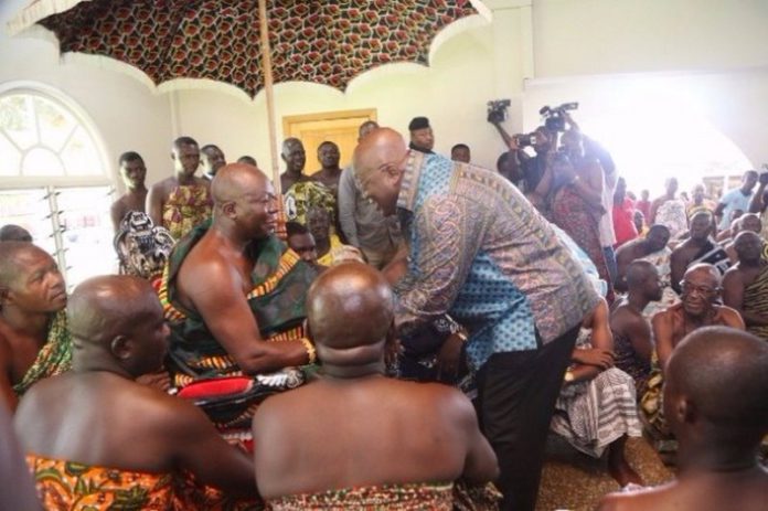 Otumfuo and Akufo Addo Otumfuo and Akufo Addo