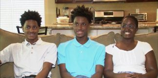 The triplets who completed the same school with same GPA