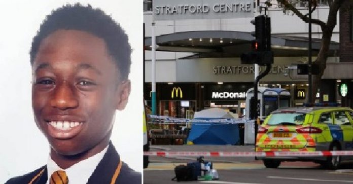 UK murder Baptista Adjei was pronounced dead shortly after the incident