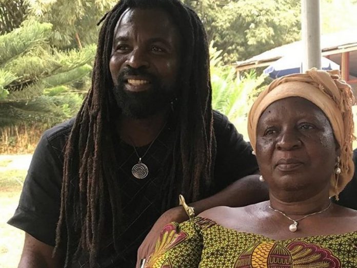 Rocky Dawuni and his mother, Asibi Dawuni(Copy) Rocky Dawuni and his mother, Asibi Dawuni