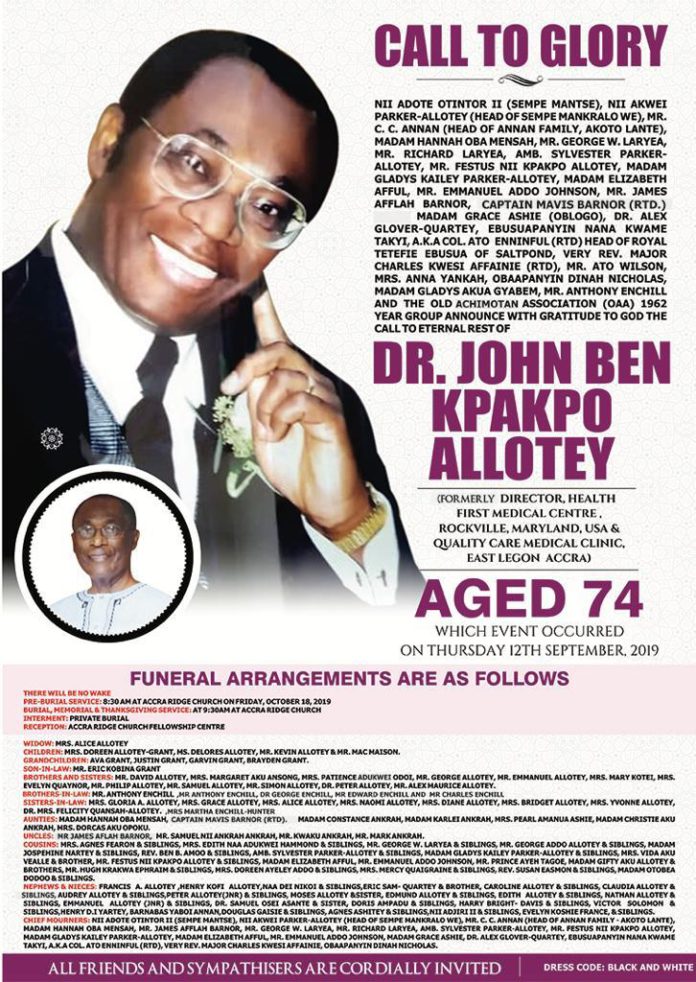 Allotey Dr. John Ben Kpakpo Allotey