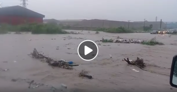 Tema Motorway flood Tema Motorway flood
