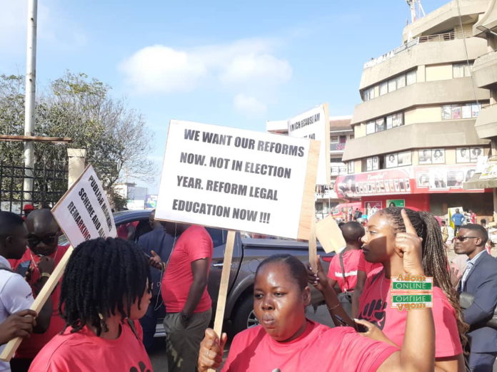 lawyers in ghana_4 law students demo