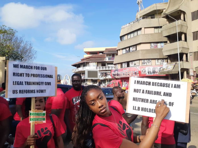 lawyers in ghana_5 law students demo