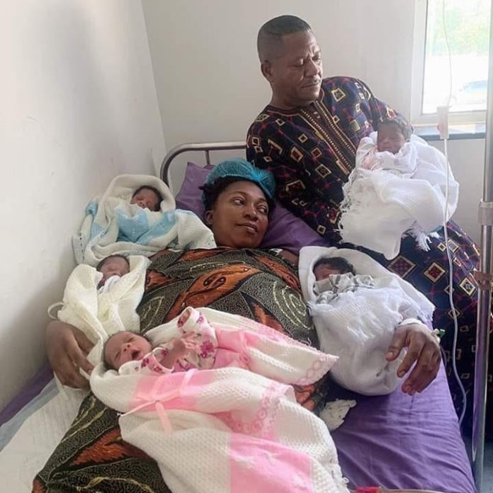 woman gives birth to set of quintuplets 16 years after marriage