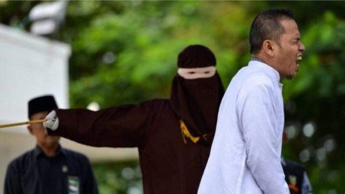 Mukhlis reacts as he is punished in public(Copy) Mukhlis reacts as he is punished in public