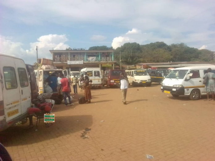 Jaman South drivers sacks council ticket collectors from lorry station .16 AM (1) State of Jaman South Municipal lorry station