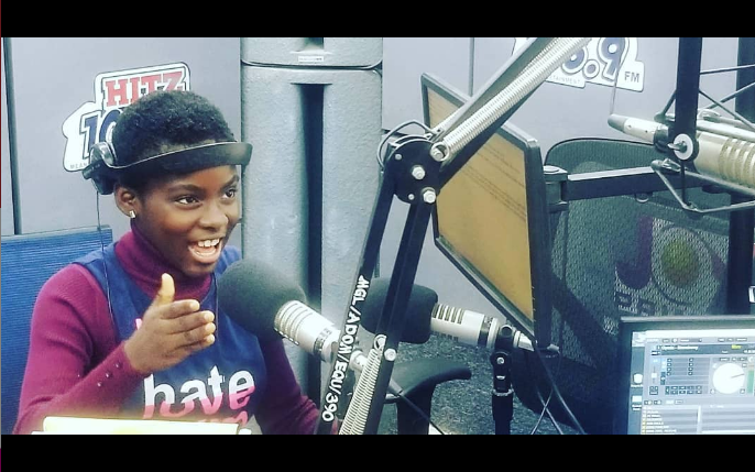 DJ Switch at Hitz FM studio DJ Switch at Hitz FM studio
