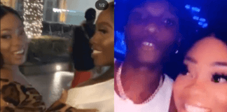 Moesha in Dubai with Tiwa Savage and Wizkid