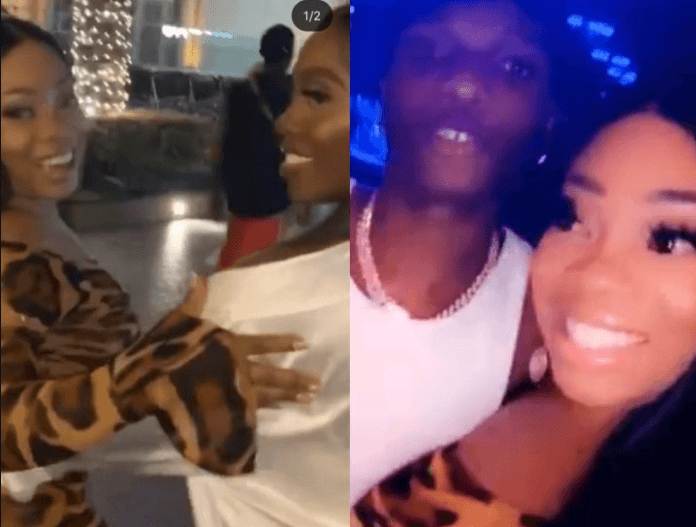 Moesha in Dubai with Tiwa Savage and Wizkid Moesha in Dubai with Tiwa Savage and Wizkid