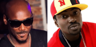 File Photo: 2Face (L) and BlackFace